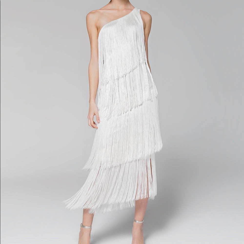 ISO: Womance Double Fringe Maxi Dress